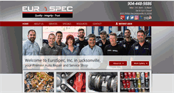 Desktop Screenshot of eurospecjax.com